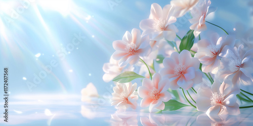 flower in water