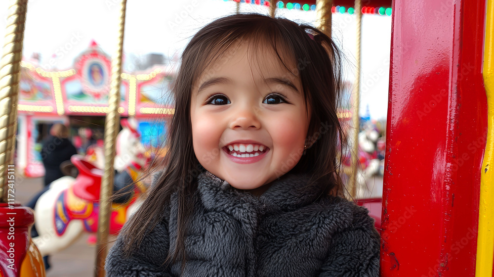 Joyful Carousel Ride: A Child's Delight Joyful Carousel Ride: A Child's Delight