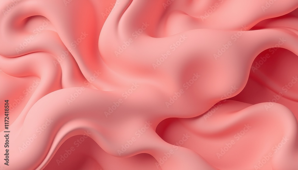 Fototapeta premium Abstract Pink Swirling Fluid Dynamic Design