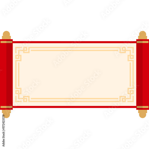 Chinese Scroll Banner