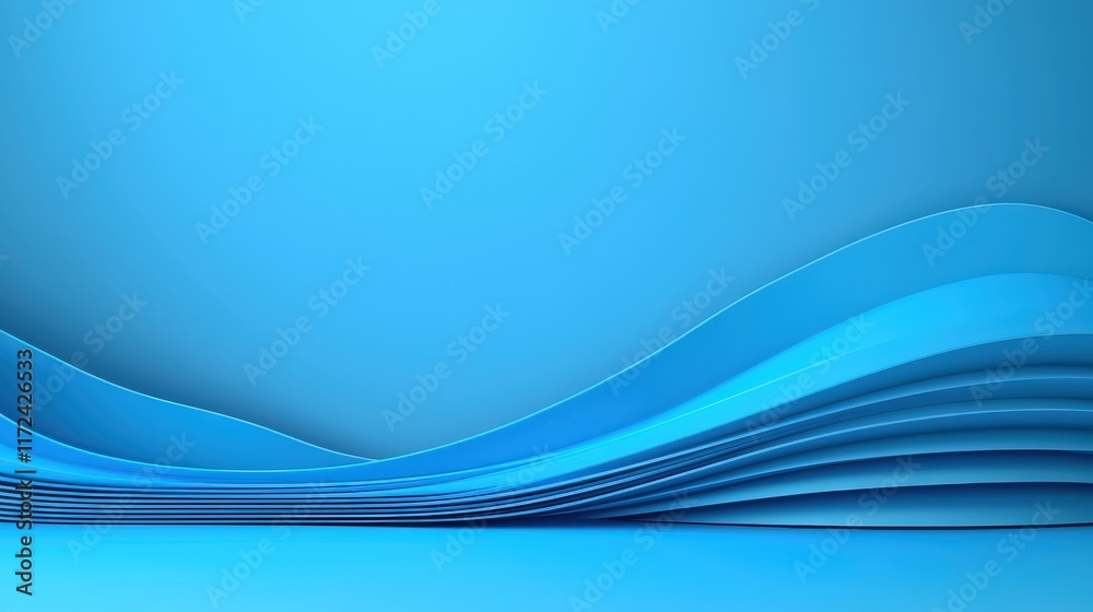 Obraz premium A striking bold blue background with a smooth finish, ideal for modern designs, artistic projects, and creative marketing visuals