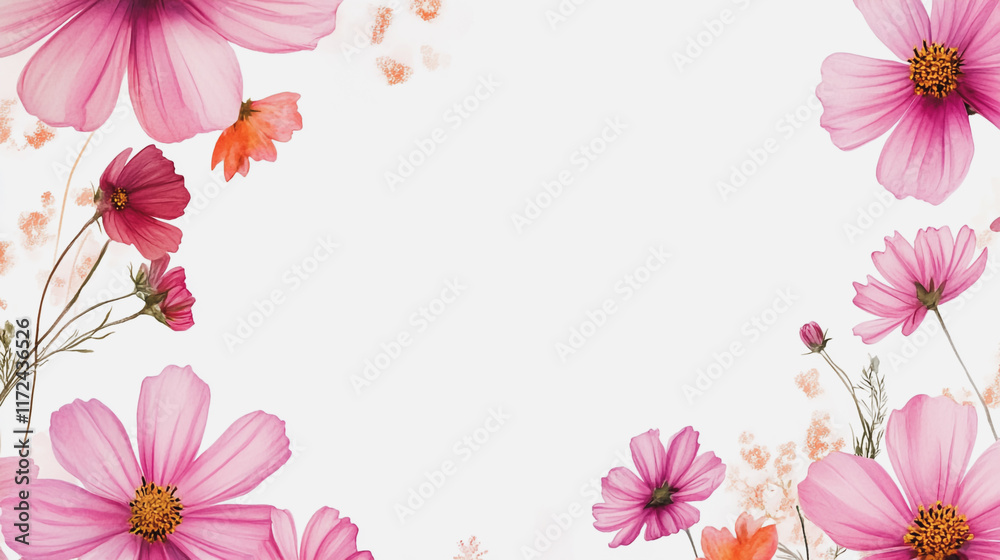 Elegant wedding invitation card background vector. Minimal hand painted watercolor botanical flowers texture template background. Design for wedding, vip cover, poster, rsvp moderncard.Valentine's Day Elegant wedding invitation card background vector. Minimal hand painted watercolor botanical flowers texture template background. Design for wedding, vip cover, poster, rsvp moderncard.Valentine's Day