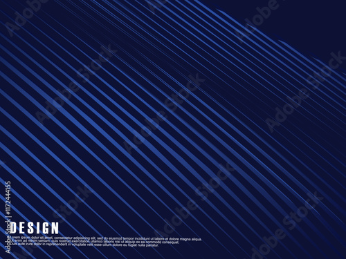 Futuristic blue digital technology background, nano cyber information, abstract communication, future technology data innovation, internet network speed connection. Editable strokes.