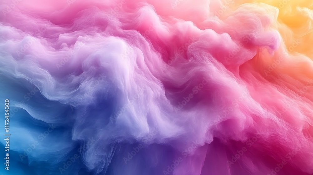 Abstract colorful swirling clouds. Abstract colorful swirling clouds.