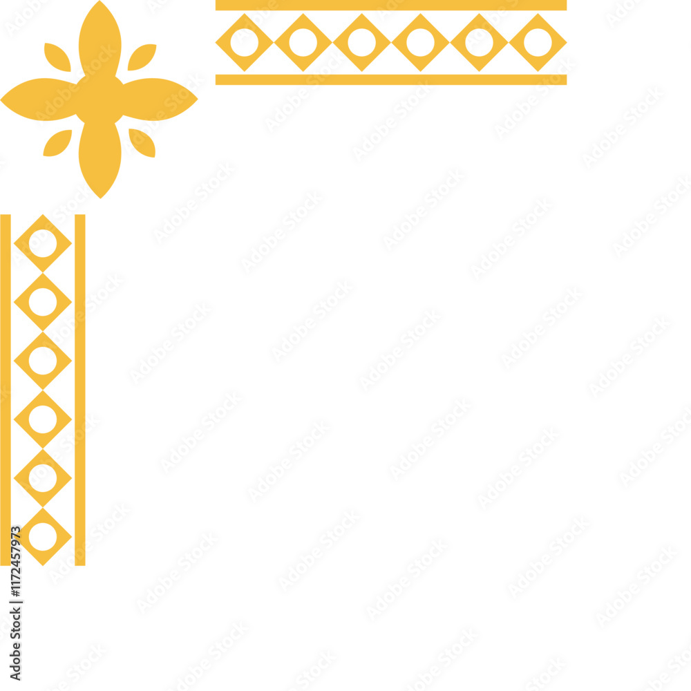 Obraz premium Golden Corners