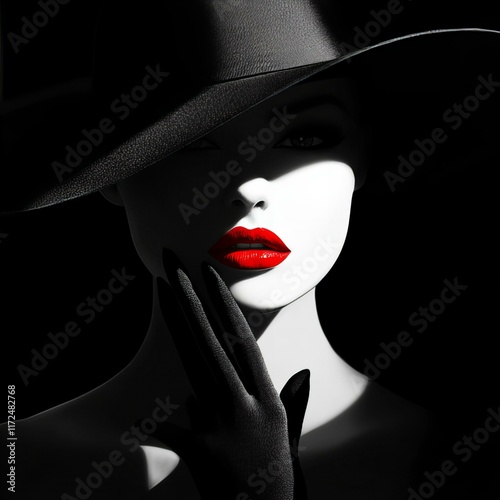 portrait of a woman in a hat