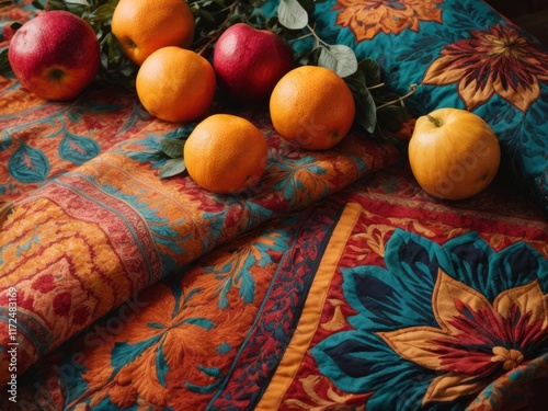 autumn still life with autumn leaves