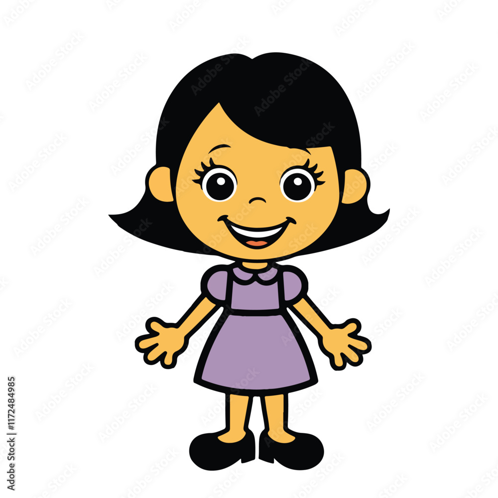 Cute Girl Vector Cute Girl Vector