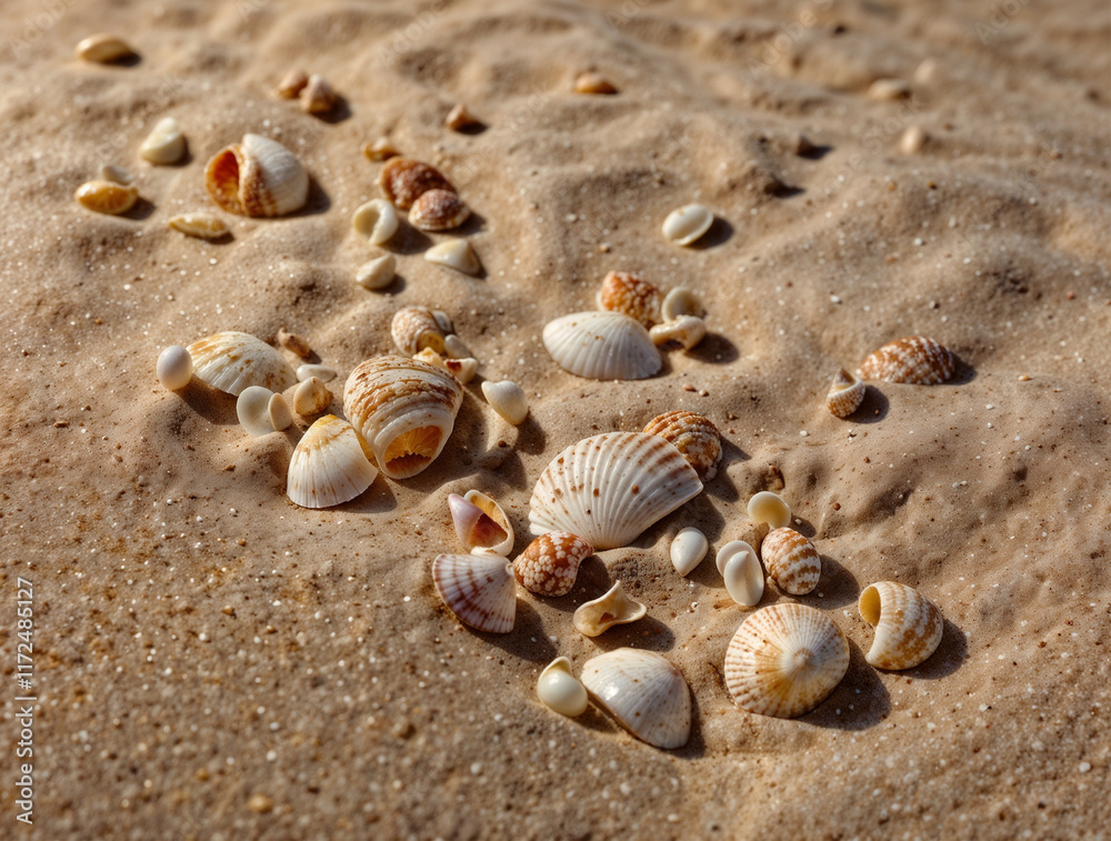 A close-up view of a sandy beach texture, capturing the fine grains of sand in exquisite detail A close-up view of a sandy beach texture, capturing the fine grains of sand in exquisite detail