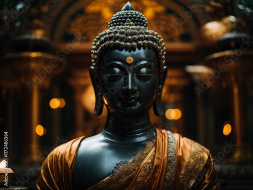 golden buddha statue in thailand