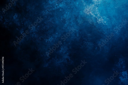 Blue background. Deep dark blue vintage texture. Textured marble