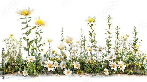 Wallpaper Mural Fresh Daisies isolated on white background ,chamomile flowers on a white background ,chamomile flowers in the meadow on a sunny summer day
 Torontodigital.ca