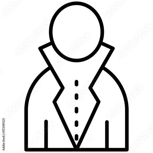 Criminal Line Icon Style