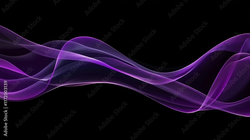 Black and grape purple abstract wave background for professional business cards, elegant wallpapers, and corporate design projects
Black and grape purple abstract wave background for professional business cards, elegant wallpapers, and corporate design projects