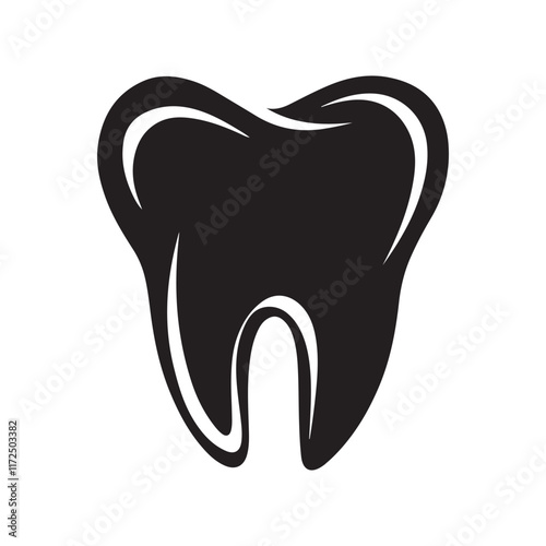 Tooth icon.  tooth logo, vector tooth symbol .
