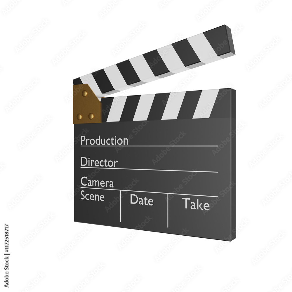 Obraz premium 3D Film Production Illustrations