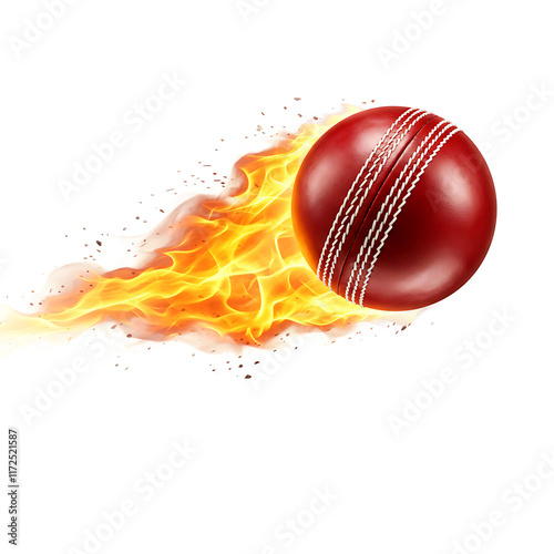 Cricket Ball in Flames - Energy and Power 