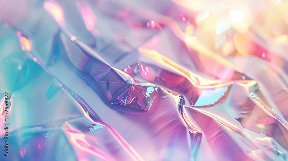 Fototapeta premium Iridescent Soft Gradient Background with Pastel Colors