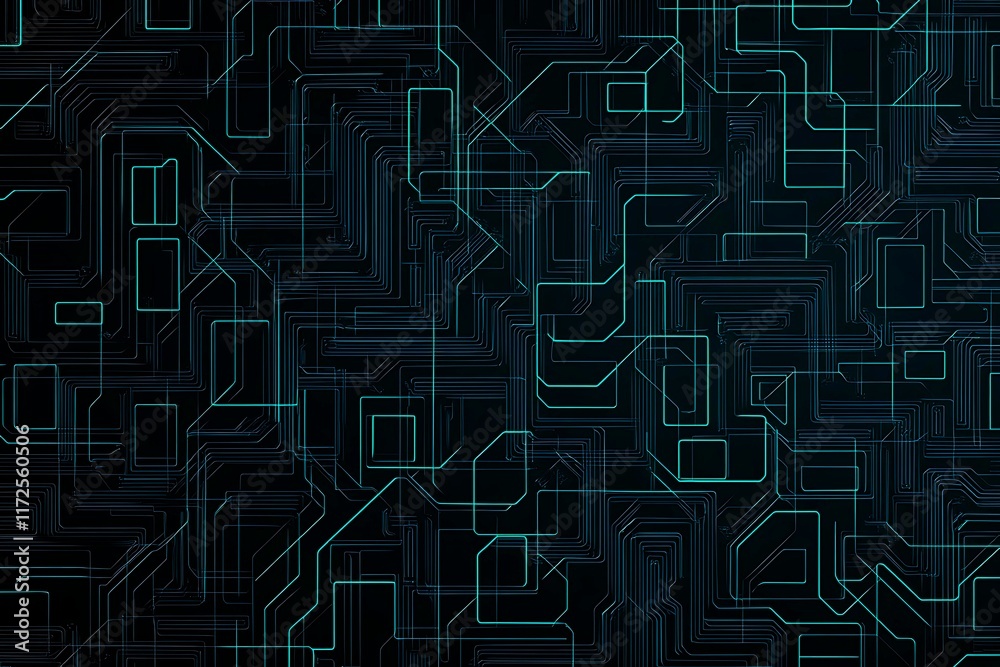 Abstract close-up of a glowing blue digital circuit board, showcasing intricate connections and technological design on a black background.
Abstract close-up of a glowing blue digital circuit board, showcasing intricate connections and technological design on a black background.