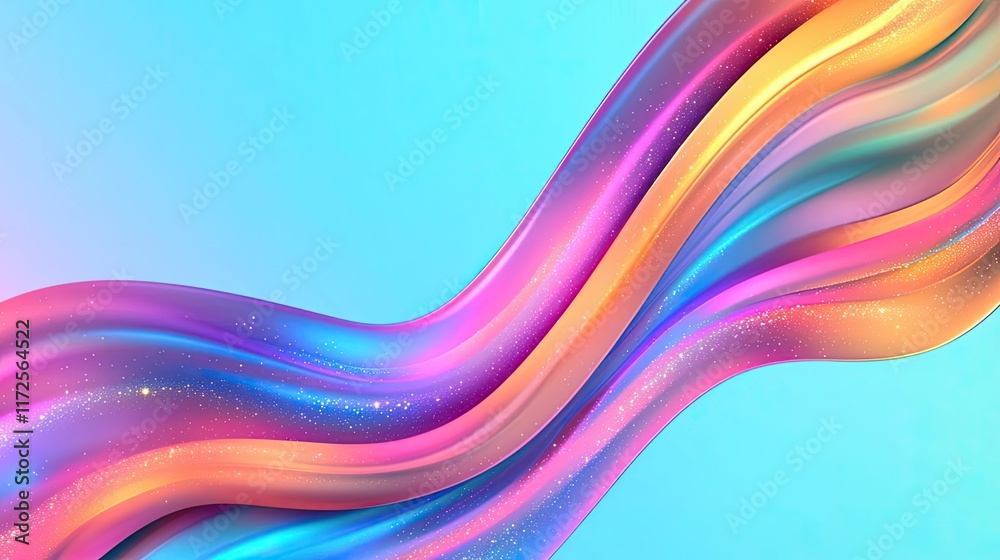 Glitter abstract background concept. Vibrant abstract waves in colorful hues creating a dynamic visual effect. Glitter abstract background concept. Vibrant abstract waves in colorful hues creating a dynamic visual effect.
