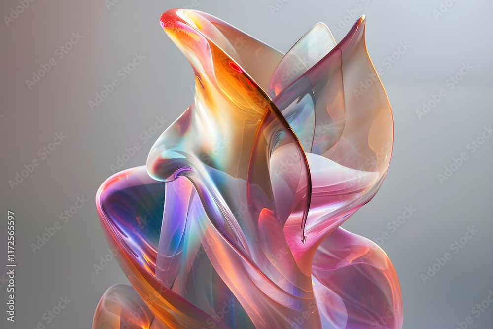 Captivating Glass Sculpture: A Symphony of Color and Light in Translucent Artistry Captivating Glass Sculpture: A Symphony of Color and Light in Translucent Artistry