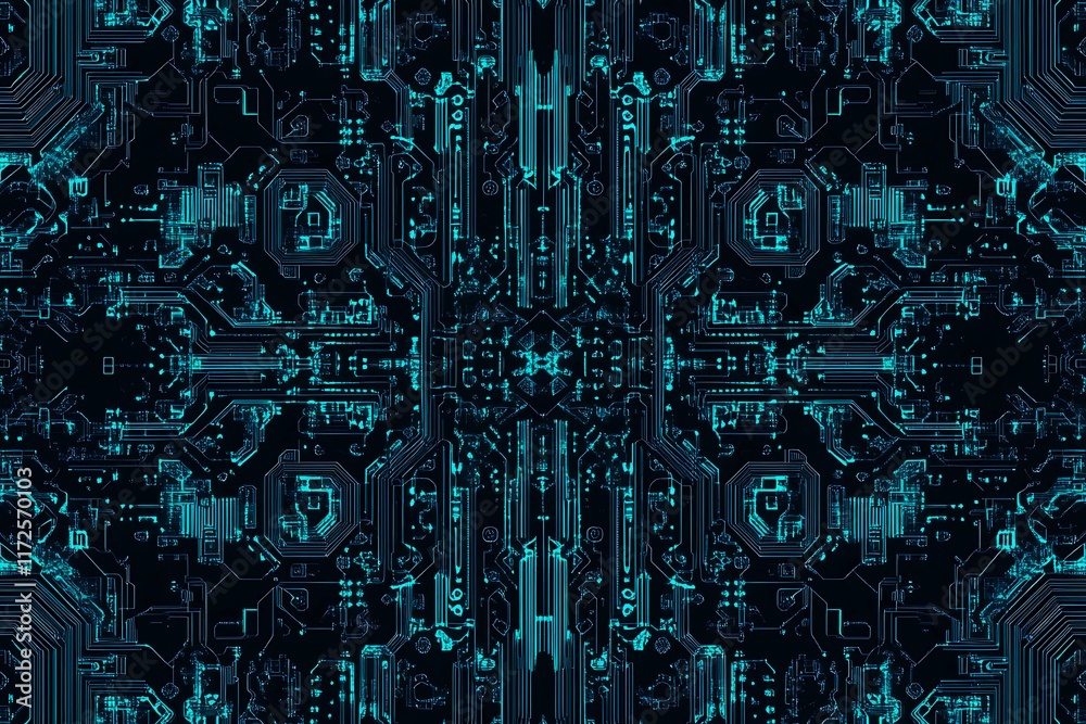 Abstract close-up of a glowing blue digital circuit board, showcasing intricate connections and technological design on a black background.
Abstract close-up of a glowing blue digital circuit board, showcasing intricate connections and technological design on a black background.