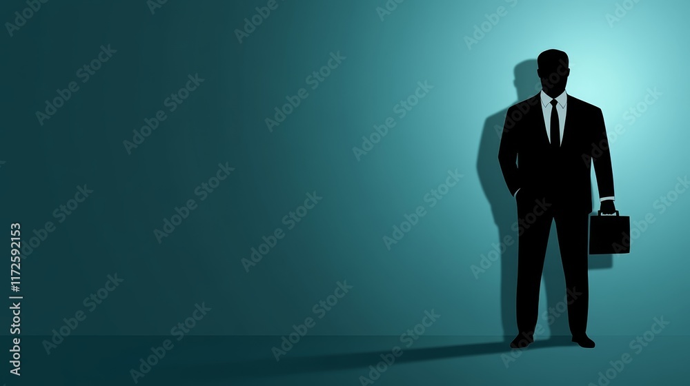 Fototapeta premium Stylish man in suit and tie posing against textured wall, professional portrait