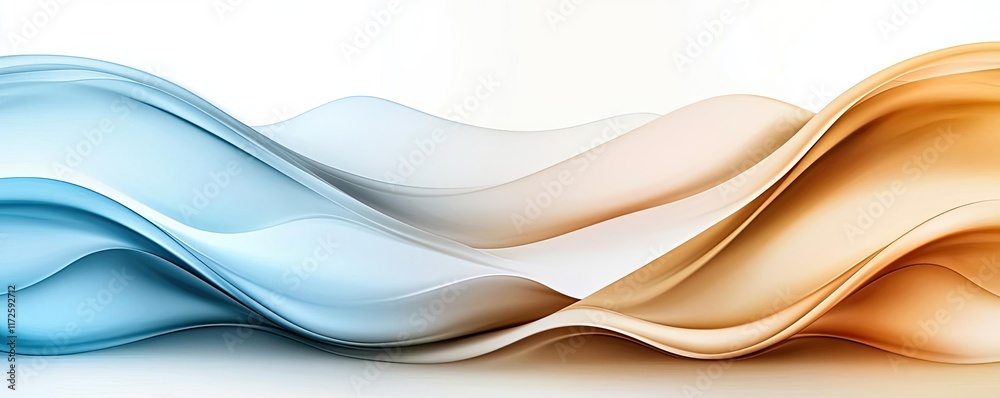 Waves abstract background idea. Abstract waves in blue and orange create a smooth, modern design for creative projects. Waves abstract background idea. Abstract waves in blue and orange create a smooth, modern design for creative projects.