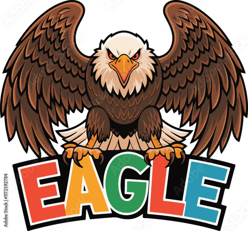 Eagle illustration vector .