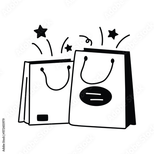 Icon symbolizing completed purchases or selected items