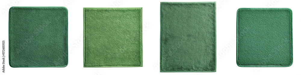 Fototapeta premium Vibrant Green Fabric Textile Background with Soft Smooth Texture Abstract minimalist still life photography of a natural material swatch or sample Simple clean