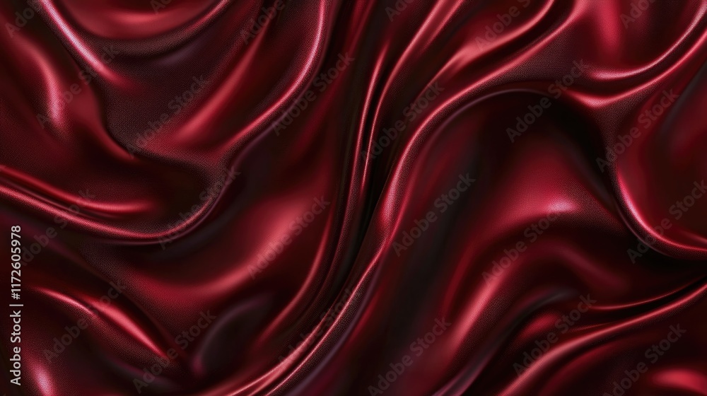 Obraz premium Burgundy suit fabric background, rich and luxurious, with light texture and deep color tones.