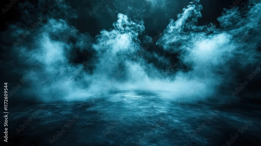 Dark Atmospheric Background with Fog and Smoke for Stage and Set Design, Perfect for Theatrical Productions and Creative Photography Dark Atmospheric Background with Fog and Smoke for Stage and Set Design, Perfect for Theatrical Productions and Creative Photography