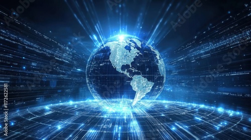 Wallpaper Mural Abstract Digital Torontodigital.ca