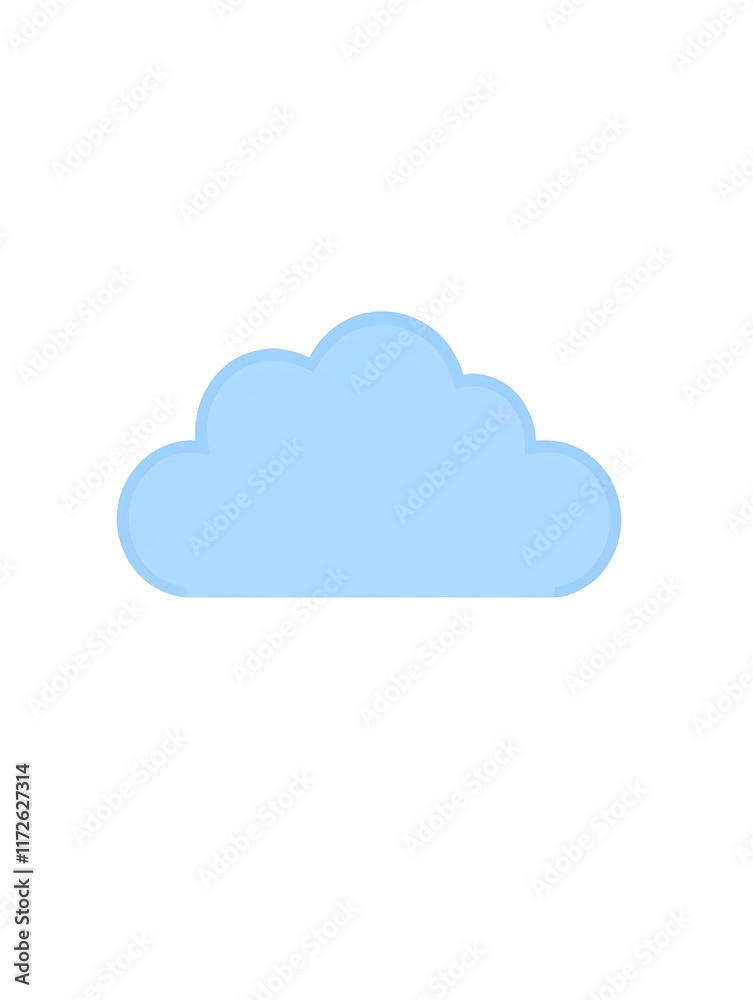 Simple Blue Weather Sky Icon Logo Symbol Simple Blue Weather Sky Icon Logo Symbol