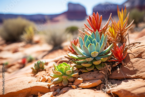 ecological importance and existence within desert sand dunes, epitomizing unique adaptations of plants and animals, oasis phenomenon, and unforgiving yet mesmerizing landscapes of arid regions photo