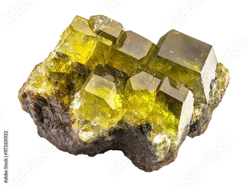 橄榄石晶体矿物宝石天然金绿宝石素材 photo