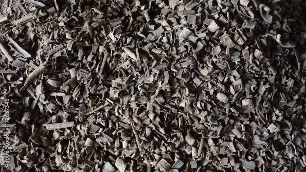 Pieces of medicinal tree bark. Raw materials for making herbal medicines ready for sale. Pieces of medicinal tree bark. Raw materials for making herbal medicines ready for sale.
