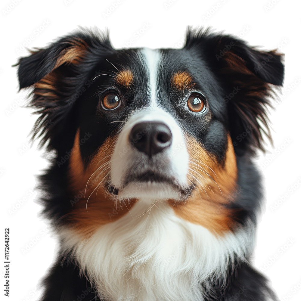 Fototapeta premium Minimalist dog silhouette on a clean white background, emphasizing simplicity and elegance in design, perfect for modern decor