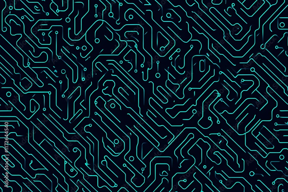 Abstract close-up of a glowing blue digital circuit board, showcasing intricate connections and technological design on a black background.
Abstract close-up of a glowing blue digital circuit board, showcasing intricate connections and technological design on a black background.