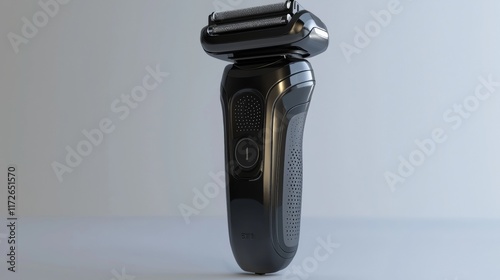 Electric razor designed for a smooth and comfortable shave with ergonomic grip and modern technology features