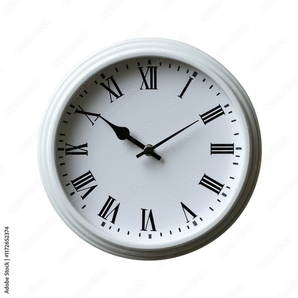 Minimalist clock design on a clean white backdrop, emphasizing simplicity and elegance in timekeeping aesthetics. Minimalist clock design on a clean white backdrop, emphasizing simplicity and elegance in timekeeping aesthetics.