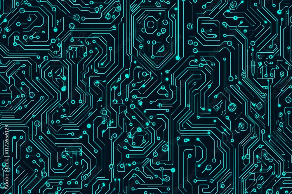 Abstract close-up of a glowing blue digital circuit board, showcasing intricate connections and technological design on a black background.
Abstract close-up of a glowing blue digital circuit board, showcasing intricate connections and technological design on a black background.
