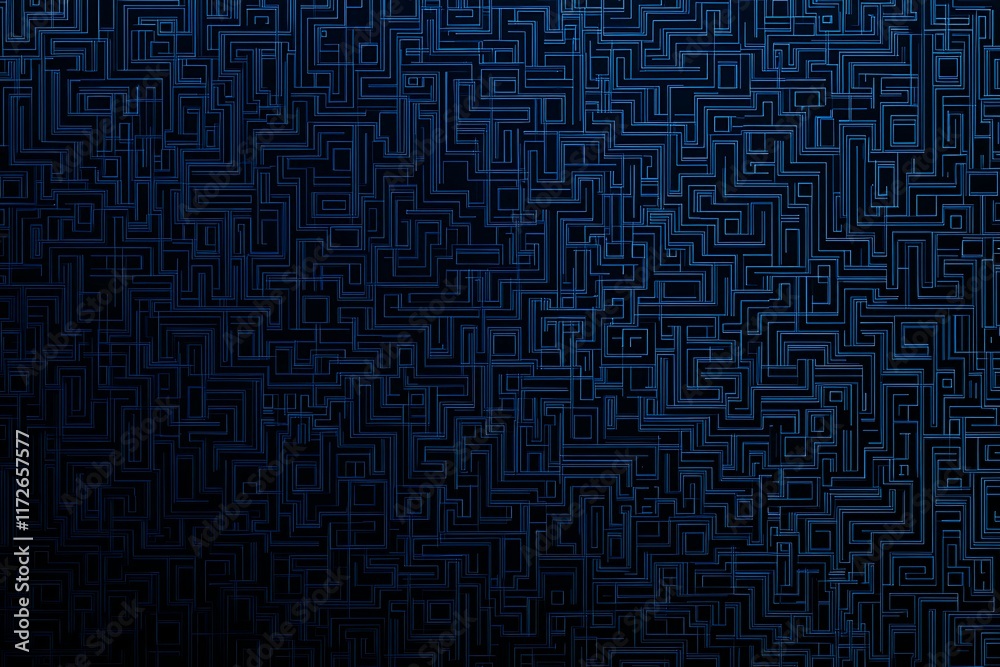 Abstract close-up of a glowing blue digital circuit board, showcasing intricate connections and technological design on a black background.
Abstract close-up of a glowing blue digital circuit board, showcasing intricate connections and technological design on a black background.