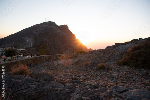 Jebel Jais, the UAE's tallest peak, offers breathtaking views, thrilling ziplines, and cool weather. A serene retreat for adventurers and nature lovers with stunning sunsets.