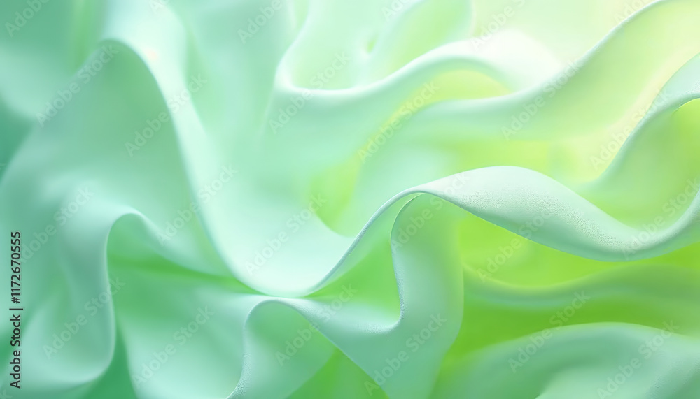 Obraz premium Elegant Textures of Soft Fabric Flowing in Gentle Waves Under Soft Natural Light