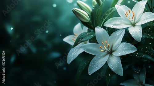 Serene White Lilies: A Symphony of Purity and Tranquility