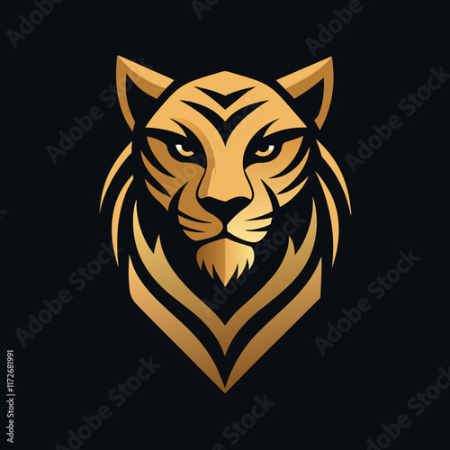 tiger head vector