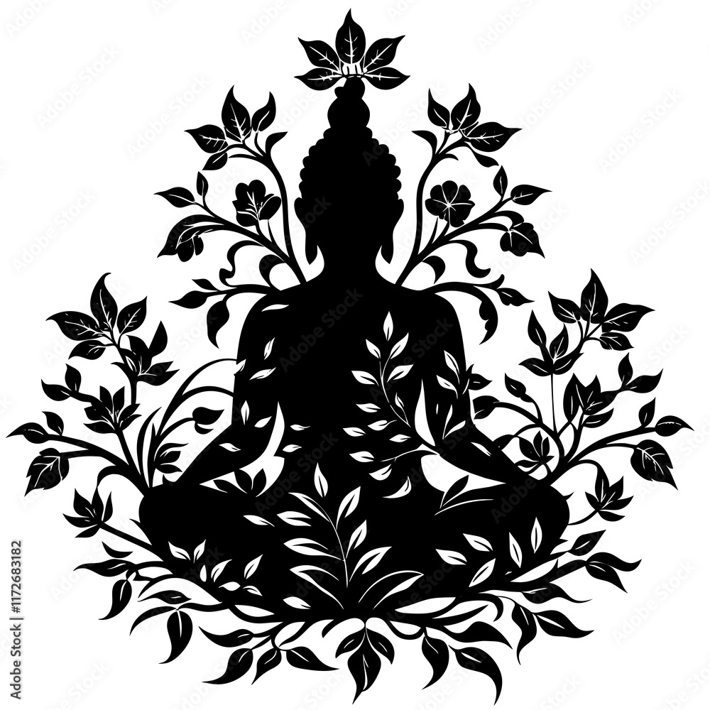 buddha in lotus