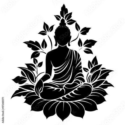 buddha in lotus